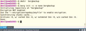 Abbildung 1: Bei der Verwendung per SSH verbundener Server m&uuml;ssen Sie Borg auch dort installieren.