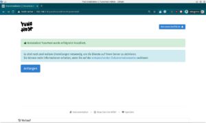 Abbildung 1: Über den browserbasierten Assistenten schließen Sie die Grundkonfiguration ab.