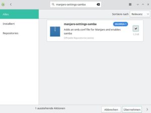 Abbildung 3: Manjaros optisch simpel gehaltenes Paketverwaltungsprogramm Pamac eignet sich vor allem für Einsteiger. Für Poweruser gibt es das Kommandozeilen-Tool Pacman aus Arch Linux.