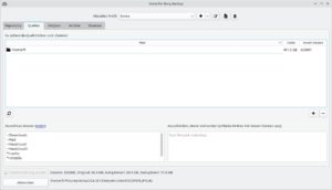 Abbildung 7: Um Ordner und Dateien vom Backup auszuschlie&szlig;en, tragen Sie die entsprechenden Pfade unten links in die Maske ein.