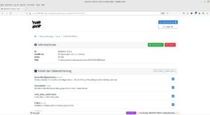 Abbildung 7: Auch Backups lassen sich in Yunohost bequem mit wenigen Mausklicks erstellen.