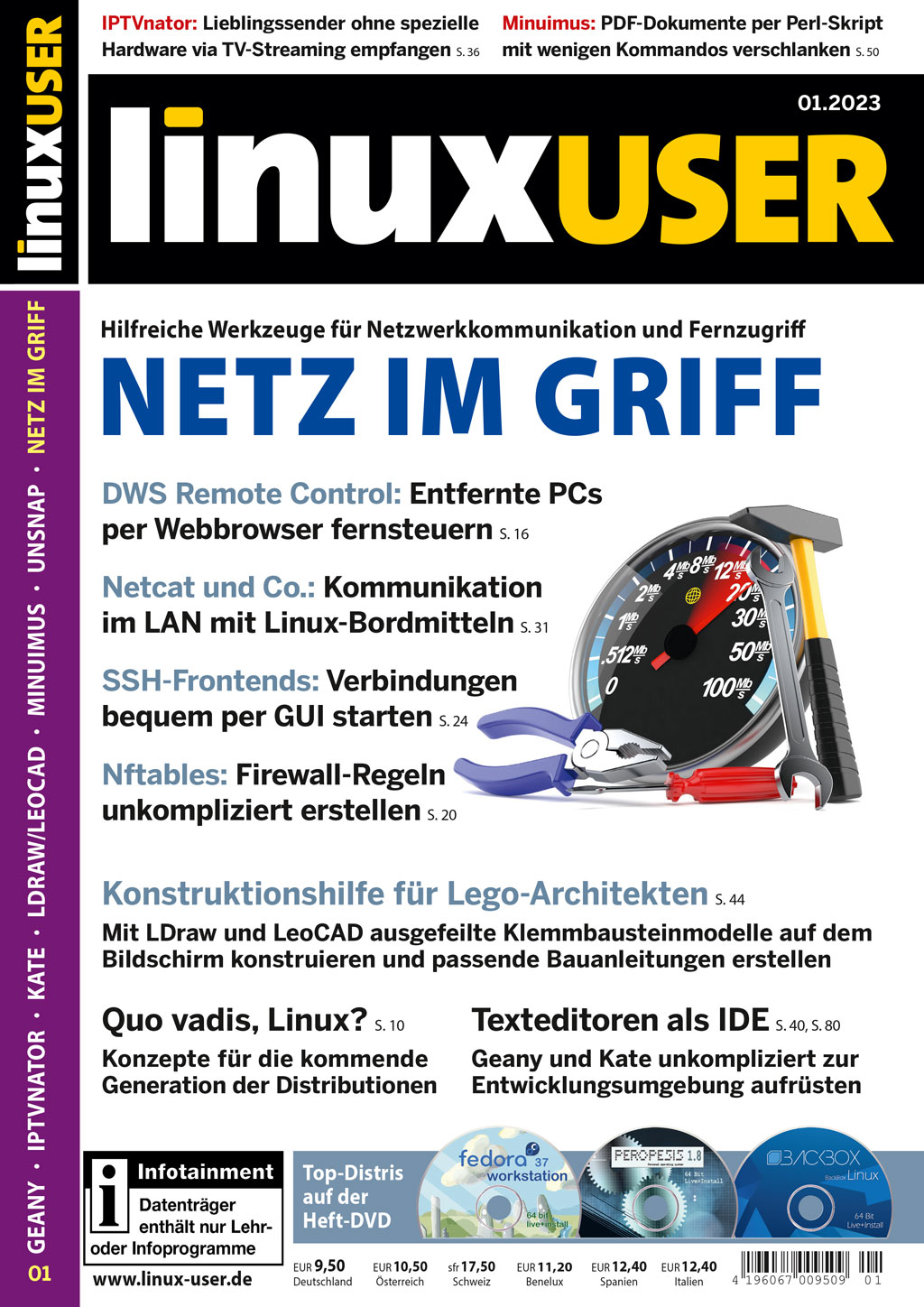 Heftcover LinuxUser 01/2023