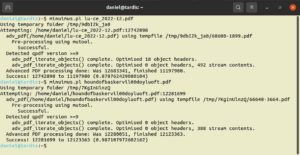 Abbildung 1: Das Perl-Skript Minuimus rufen Sie über die Shell auf. Fehlt auf dem System ein wichtiges Hilfsprogramm, teilt Ihnen die Software das mit.