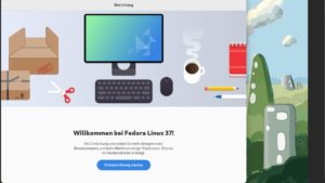 Abbildung 2: Oberfl&auml;chlich betrachtet unterscheidet sich Fedora Silverblue kaum von der Fedora Workstation. Die Unterschiede liegen auf der Ebene des Dateisystems.