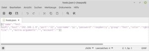 Abbildung 8: Kapitale Sicherheitsl&uuml;cke: EasySSH speichert alle Verbindungsdaten im Klartext.
