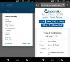 Abbildung 1: Die Nutzung eines VPNs verschleiert IP-Adresse und Standort des Clients, was ein Tracking erschwert.