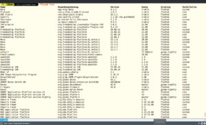Abbildung 2: Der Befehl <code>flatpak list</code> zeigt ganz rechts an, in welchem Kontext eine Anwendung als Flatpak installiert wurde.