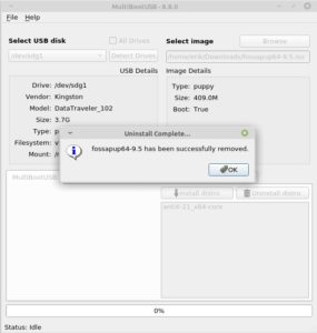 Abbildung 2: Mit nur wenigen Mausklicks l&ouml;schen Sie obsolete Abbilder vom USB-Stick.