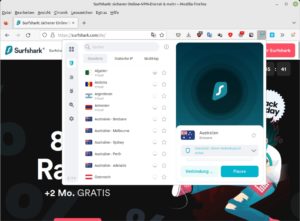 Abbildung 2: VPN-Anbieter wie Surfshark werben zwar mit vielen Server-Standorten, häufig handelt es sich dabei aber um virtuelle Server oder Weiterleitungen.