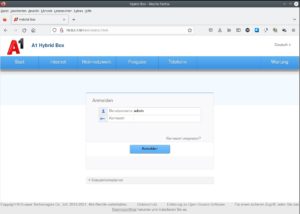 Abbildung 3: Nach dem erfolgreichen Etablieren der VPN-Verbindung l&auml;sst sich vom Client aus die Webseite des Internet-Routers im Heimnetz aufrufen.