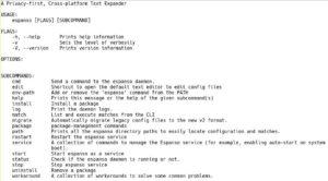 Abbildung 1: Mit den Aufrufparametern <code>-h</code> oder <code>--help</code> werfen Sie einen Blick auf die verf&uuml;gbaren Optionen.