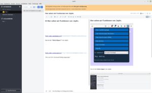 Abbildung 4: Notizen bearbeiten Sie entweder im Markdown-Format oder im ebenfalls integrierten Rich-Text-Editor.
