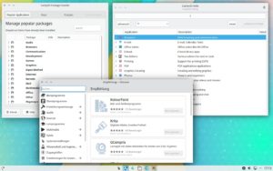 Abbildung 2: Zur Softwareverwaltung bringt CachyOS drei grafische Werkzeuge mit.