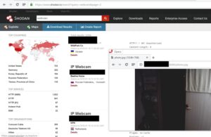 Abbildung 2: Wer Abh&ouml;rangriffe auf schlecht gesicherte Webcams per uPNP f&uuml;r eine ferne Utopie h&auml;lt, sieht sich durch die Website Shodan eines Besseren belehrt. Quelle: Sebastian Hemel
