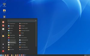 Abbildung 1: Elegant und trotzdem ergonomisch pr&auml;sentiert sich der Cinnamon-Desktop.