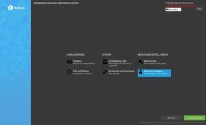 Abbildung 2: Nicht besonders ergonomisch, aber f&uuml;r Einsteiger brauchbar: der Anaconda-Installer.