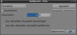 Abbildung 5: Im zweiten Schritt w&auml;hlen Sie mit dem Tool <span class="ui-element">Farbbereich</span> die dunklen Bildzonen aus.