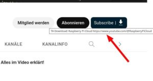 Abbildung 8: Nach dem Einrichten von TA-Companion im Browser erscheint auf Youtube bei Kan&auml;len ein neuer <span class="ui-element">Subscribe</span>-Schalter. Bei einzelnen Videos finden Sie stattdessen einen Download-Button.