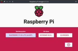 Abbildung 1: Mithilfe des Raspberry Pi Imagers übertragen Sie Raspberry Pi OS Lite komfortabel auf den RasPi.