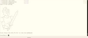 Abbildung 2: Letztlich verr&auml;t Tipi Ihnen die URL, unter der Sie die Bedienoberfl&auml;che erreichen.