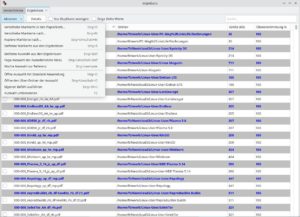 Abbildung 5: Dupeguru hei&szlig;t eine weitere Alternative, wenn Sie Dubletten &uuml;ber eine GUI finden m&ouml;chten. Ergebnisse lassen mittels Filtern oder Regular Expression einschr&auml;nken.