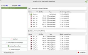 Abbildung 11: Datenrekonstruktionen k&ouml;nnen Sie variabel einstellen.