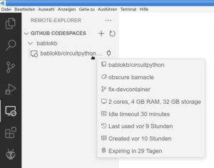Abbildung 8: Nutzer von Visual Studio Code können direkt auf Codespaces unter Umgehung des Browser zugreifen.