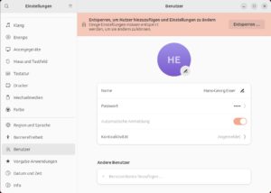 Abbildung 1: Für die umfassende Benutzerverwaltung benötigen Sie das Root-Passwort.