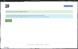 Abbildung 2: Nach der Installation von YunoHost konfigurieren Sie den Server, indem Sie seine IP-Adresse in einem Webbrowser aufrufen und den Post-Installationsprozess starten.