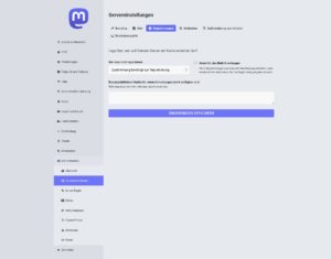 Abbildung 7: Nach der Installation von Mastodon muss der Administrator die Registrierung neuer Nutzer über das Internet freischalten.