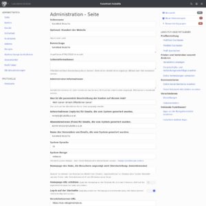 Abbildung 10: Hubzilla ist eine Fediverse-Instanz für Fortgeschrittene, die sehr viele Einstellungsoptionen bietet.