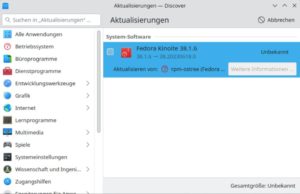 Abbildung 1: Updates sind bei Fedora Kinoite atomar und tauschen somit das gesamte Image aus. Geht etwas schief, kann man zum alten Stand zur&uuml;ckrollen.