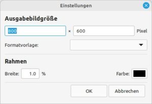 Abbildung 2: Der Einstellungsdialog von PhotoCollage f&auml;llt sehr &uuml;bersichtlich aus.