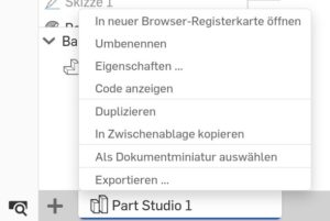 Abbildung 8: STL-Dateien erzeugen Sie mit der Exportfunktion.