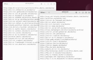 Abbildung 5: Abhängig vom Standort des Computers bietet Ubuntu unterschiedliche Mirror-Server an.
