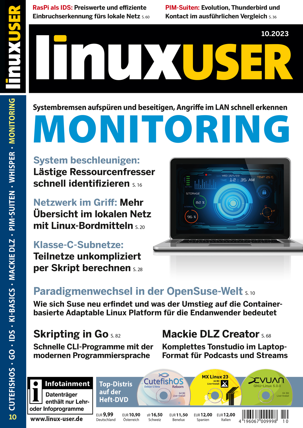 Heftcover LinuxUser 10/2023