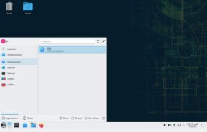 Abbildung 3: OpenSuse MicroOS bringt au&szlig;er den KDE-Tools keinerlei Anwendungen mit. Nach dem ersten Neustart ins System wird automatisch Firefox als Flatpak installiert, damit die Anwender sich zumindest Hilfe bez&uuml;glich der n&auml;chsten Schritte suchen.