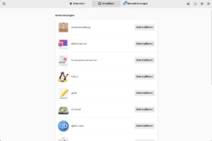 Abbildung 4: Mit Gnome Software erhalten Sie einen App-Store, der sich noch leichter bedienen lässt als Synaptic.