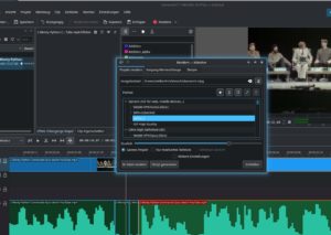 Abbildung 7: Kdenlive kann in alle denkbaren Videoformate exportieren.