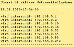 Abbildung 8: Mit dem Shell-Skript <code>generalinventur.sh</code> sammeln Sie wichtige Daten über das Netzwerk in einer Log-Datei, die Sie anschließend in Ruhe auswerten.