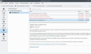Abbildung 8: Dank des integrierten RSS-Readers liefert Kontact auch Nachrichten aus.