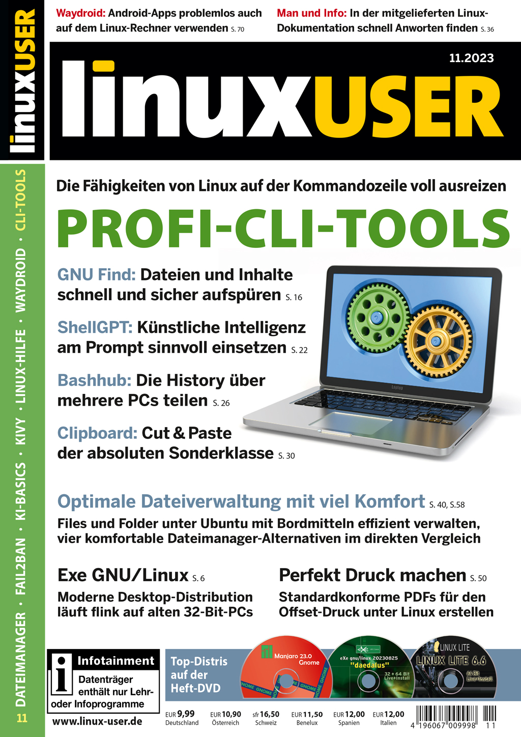 Heftcover LinuxUser 11/2023