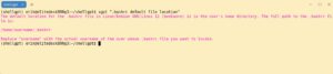 Abbildung 1: Hier hilft ShellGPT bei der Suche nach dem Standardpfad der Datei <code>.bashrc</code>.