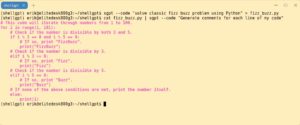 Abbildung 4: Zur besseren Übersicht lassen sich Kommentare in den erzeugten Code einfügen.