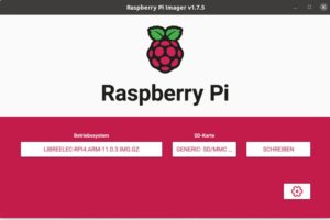 Abbildung 1: Das LibreELEC Image schreiben Sie per Raspberry&nbsp;Pi Imager auf eine SD-Karte.