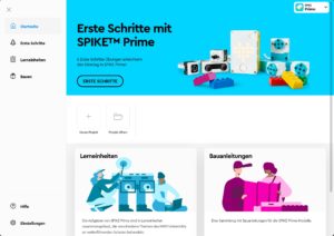 Abbildung 1: Mit der Spike-Prime-App entwickelte Programme laufen sp&auml;ter im Hub.