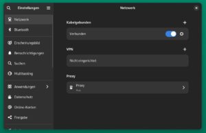 Abbildung 2: YaST geh&ouml;rt mit Aeon der Vergangenheit an. Seine Aufgaben &uuml;bernehmen ein App-Store und die hier abgebildeten Gnome-Systemeinstellungen.