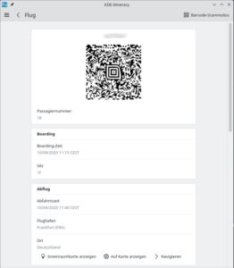 Abbildung 3: Beim Boarding am Flughafen genügt das im Programm hinterlegte, digitale Ticket.