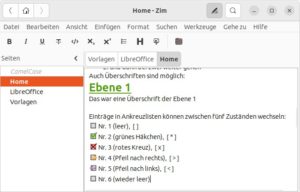 Abbildung 4: Einträge in To-do-Listen lassen sich auf verschiedene Weise kennzeichnen.
