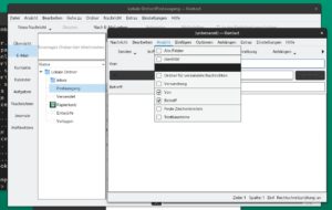 Abbildung 7: Bei einzelnen Anwendungen, wie der KDE-Groupware Kontact, passt die Optik des Flatpaks nicht zum Desktop.